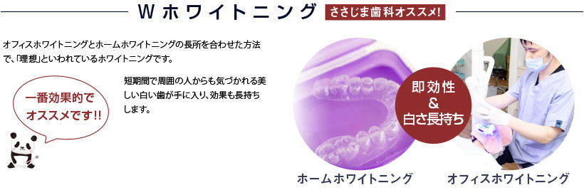 Wホワイトニング